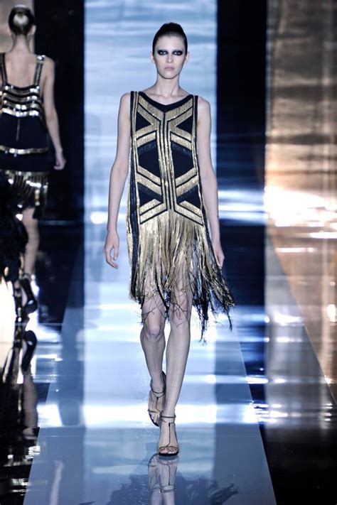 gucci dress wavy pattern stripe 2012|giannini gucci collection.